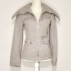 GUESS Gray/Silver Jacket